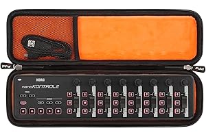 Mchoi Hard Portable Case Compatible with Korg nanoKONTROL2 Slim-Line USB Control Surface(Case Only)