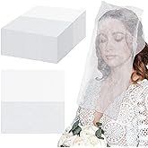 Moukeren 100 Pieces Makeup Protector for Face Disposable Makeup Covers Bulk | Hood Protects Hair and Make up While Getting Dressed Disposable Makeup Face Cover Clothing Protector Breathable Cosmetic Mask