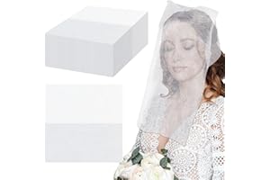 Moukeren 100 Pieces Makeup Protector for Face Hood Protects Hair and Make up While Getting Dressed Disposable Non Woven Makeup Face Cover Clothing Protector Breathable Cosmetic Mask for Women Wedding