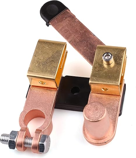 Top Post Battery Disconnect Switch For Auto Car Rv Marine Boat Truck Vehicle 12v 24v Doctor Knife Switch For Negative Post Battery Cutoff Shut Off