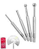 4 PCS Small Hole Gauge Set Ball Type, Full Round