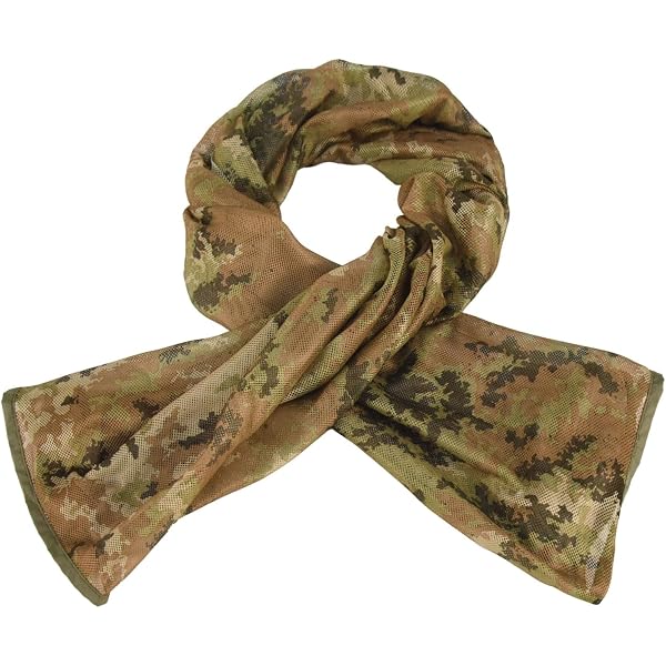 Kamouflage - AGATHA RUIZ DE LA PRADA - Tactical Mesh Face Veil Head Cover Scarf Mud Color Ff6c024f208d5609