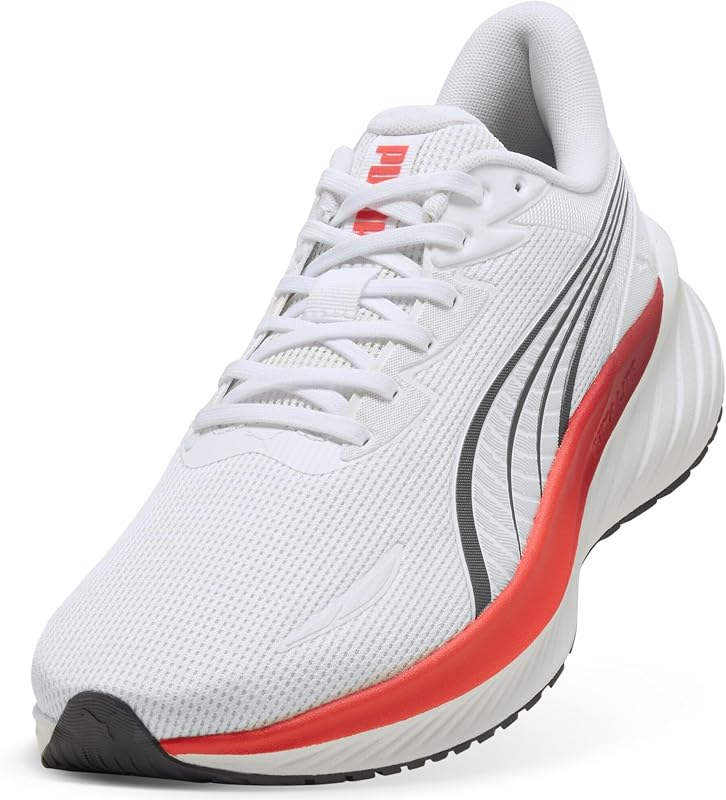 Unisex Pounce Lite Puma White-Ultra Red-Red Rhythm 8 42 — photo 6 sur 6