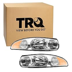 TRQ 2 Piece Headlight Assembly Set Driver