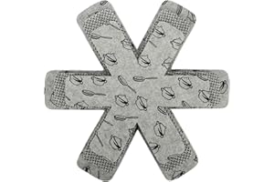 BOYAN Pot and Pan Protectors, Larger & Thicker Felt Pot Protectors for Stacking, Set of 12 & 3 Different Sizes, Cookware Accessories, Pan Separators for Stacking Skillet Ceramic Glassware