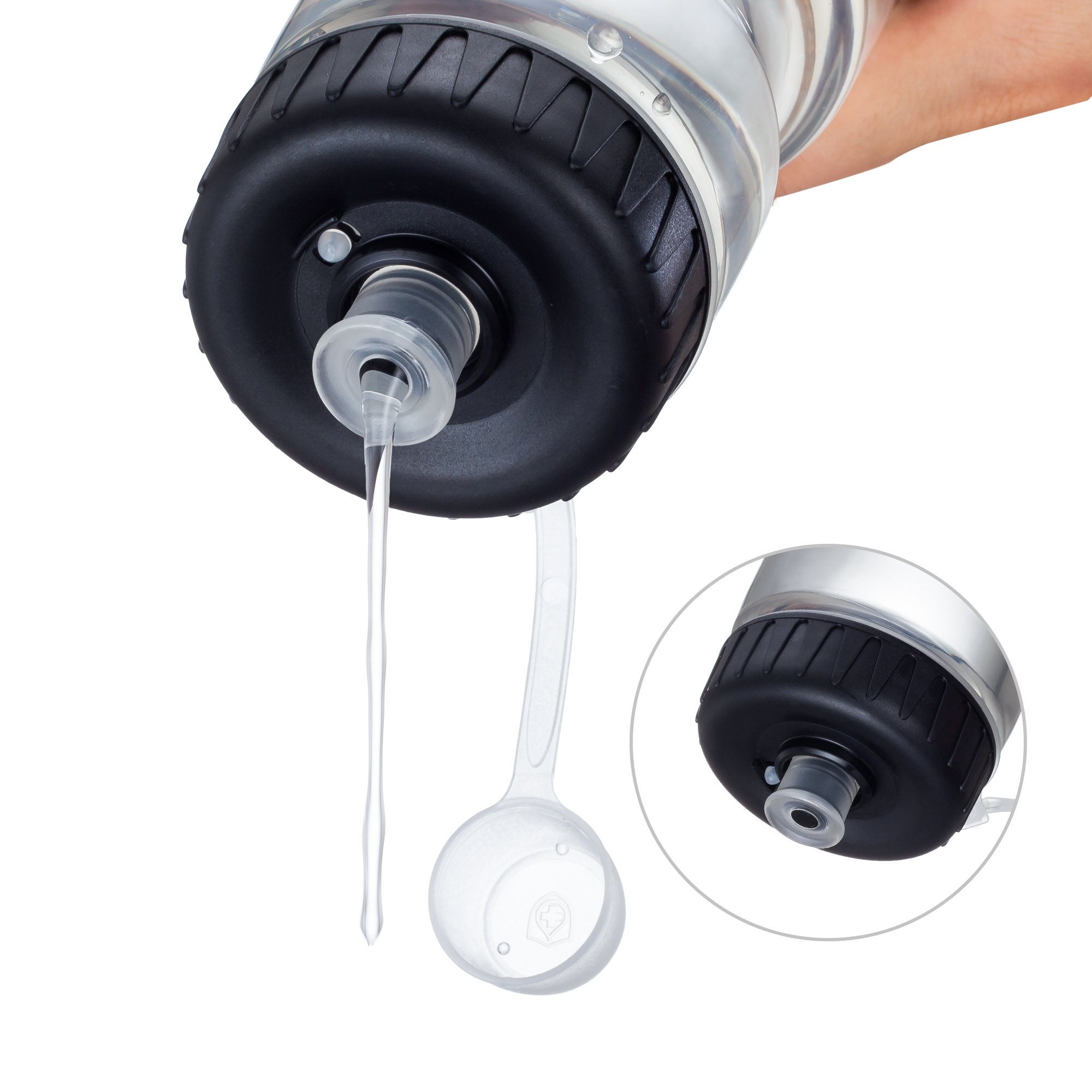 SportAI 700 ml Bike Water Bottle for Gym Workout Come with Basic Mountain Bicycle Bottle Holder Cage Brackets for Outdoor Cycling