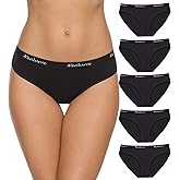 Wealurre Womens Underwear Cotton Bikini Breathable Sport Low Rise Panty for Women Multipack