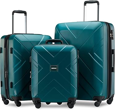 merax 3 piece luggage set