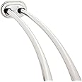 Zenna Home NeverRust Aluminum Tension Curved Shower Curtain Rod Tub Enclosure