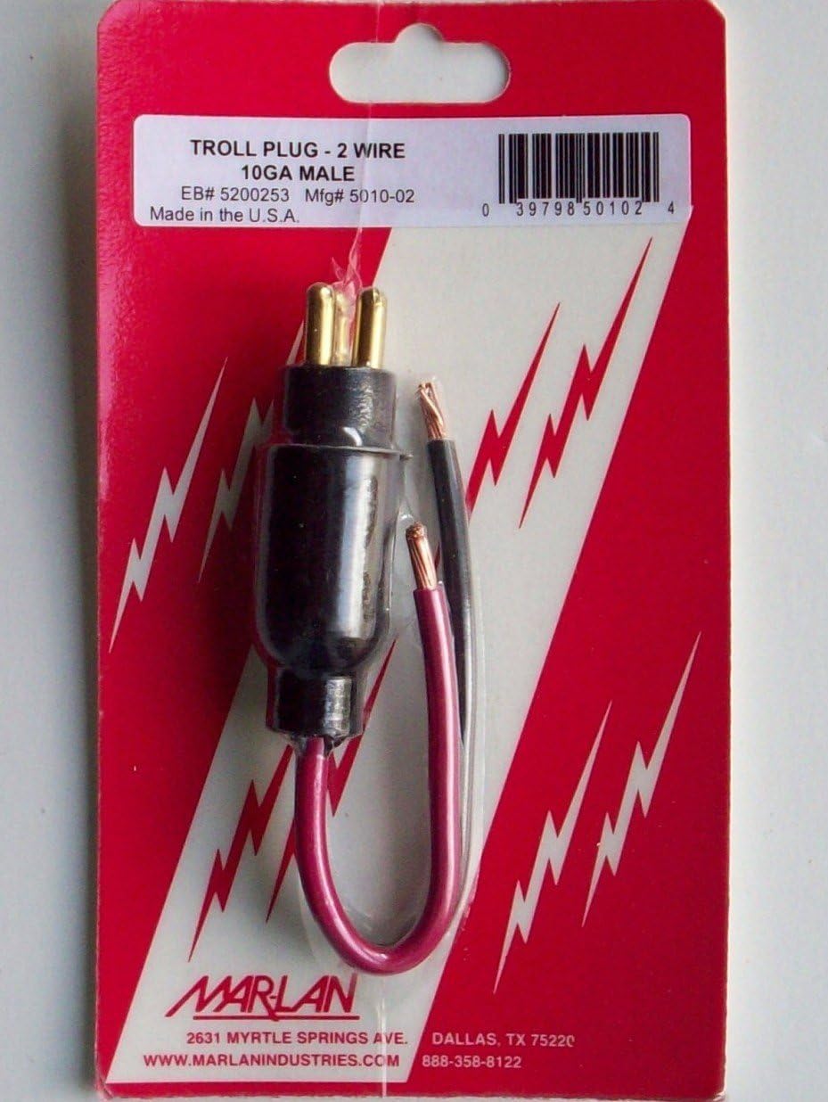MarLan Trolling Motor Plug 12V 10 Gauge, Trolling Motors Amazon Canada