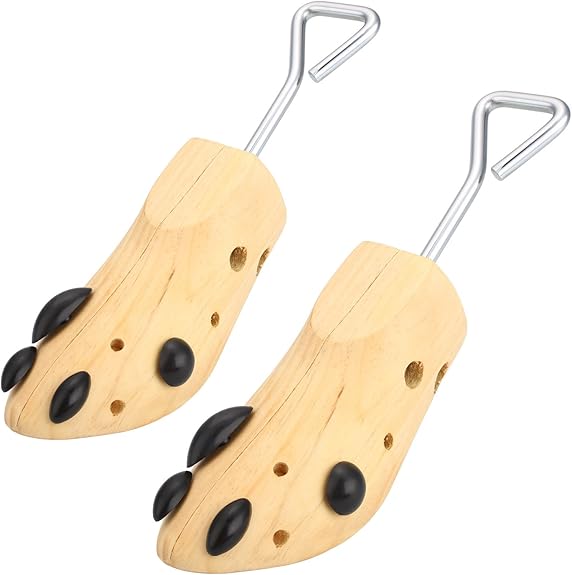 Sibba 2x Unisex Wooden Shoe Stretchers for LADIES and MEN Adjustable 1