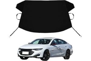 AATOPPUS Malibu Custom Windshield Cover for Ice and Snow for Che-vy Malibu Windshield Snow Cover 600D Shade Blocks Winter Frost Hail Protector Car Accessories