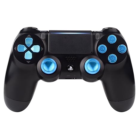 eXtremeRate PS4 Button Thumbsticks D-Pad Steuerkreuz aus Aluminium für Sony Playstation 4/DualShock 4/PS4 Slim/PS4 Pro Contro