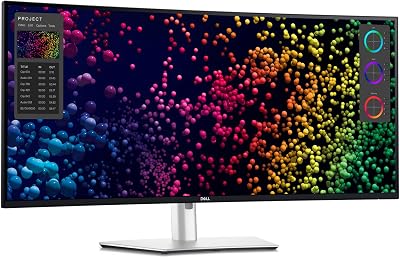 Dell UltraSharp 40 Curved Thunderbolt Hub Monitor U4025QW 5K 120Hz LCD Silver