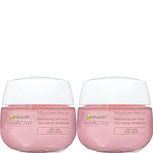 Garnier Skinactive Moisture Rescue Face Moisturizer for Dry Skin, 2 Count