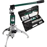 UTZIKO 5-Ton Hydraulic Gear Puller with 2 &amp; 3 Jaw 8" Reach | For mechanics, removes bearings, gears, hubs and pulleys with convertible 2 or 3 jaws and 5-ton force.