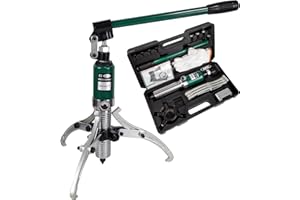 UTZIKO Hydraulic Gear Puller, 15 Ton Max. Capacity Hydraulic Puller, 2 or 3 Jaws Bearing Hub Separator, 3.9"- 11.8" Hydraulic Puller Separator Tool for Pulling Hubs (12 inch JAW)