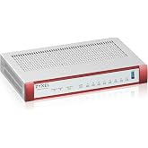 Zyxel USGFLEX100H Firewall | 25 Users | 1 Year Gold Security Pack | 8x Gigabit Ports, 4 Gbps SPI Throughput, Fanless, RJ-45 Console Port IPSec/SSL VPN, IPS, Anti-Malware, UTM, TAA Compliant