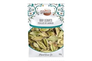 Handi Bay Leaves Whole Organic 50G Non-GMO Verified, Natural Dried Bay Leaf,