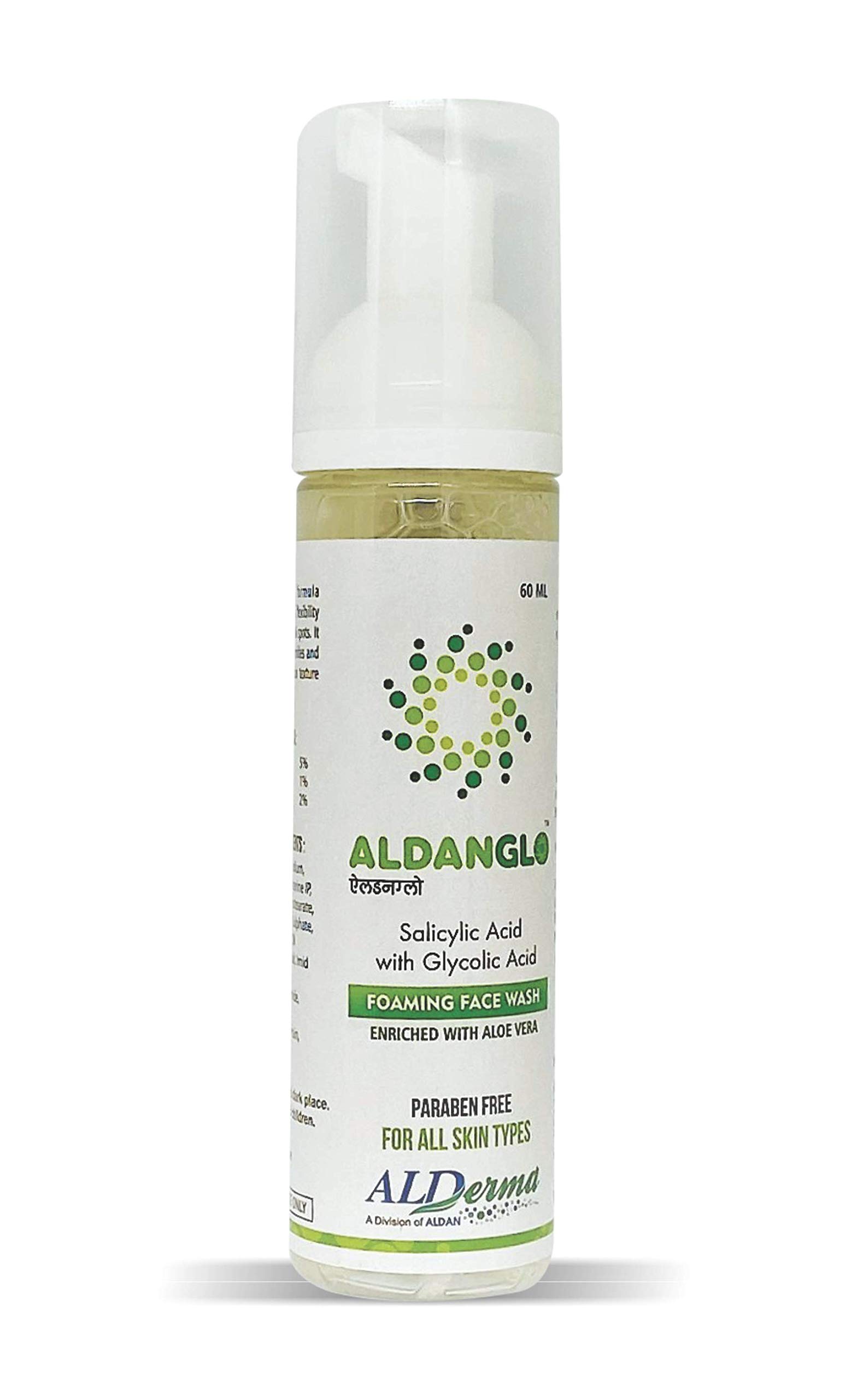 aldanglo foaming face wash