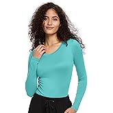 COZYFIT Underscrub Long Sleeve Women - Crew Neck Scrubs Undershirts for Nurse with Soft Fabric