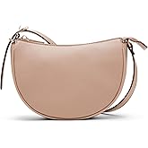 Anne Klein womens Anne Klein Sculpted Buckle Half Moon Crossbody