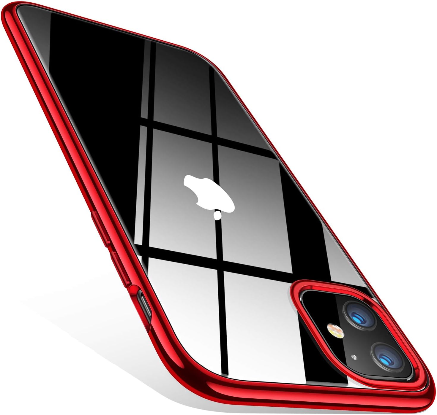 TORRAS Crystal Clear iPhone 11 Case, [AntiYellow] with Electroplated