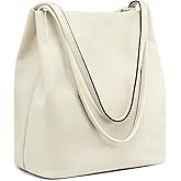 Kattee Women Soft Genuine Leather Totes Shoulder Bag Purses and Handbags with Top Magnetic Snap Closure