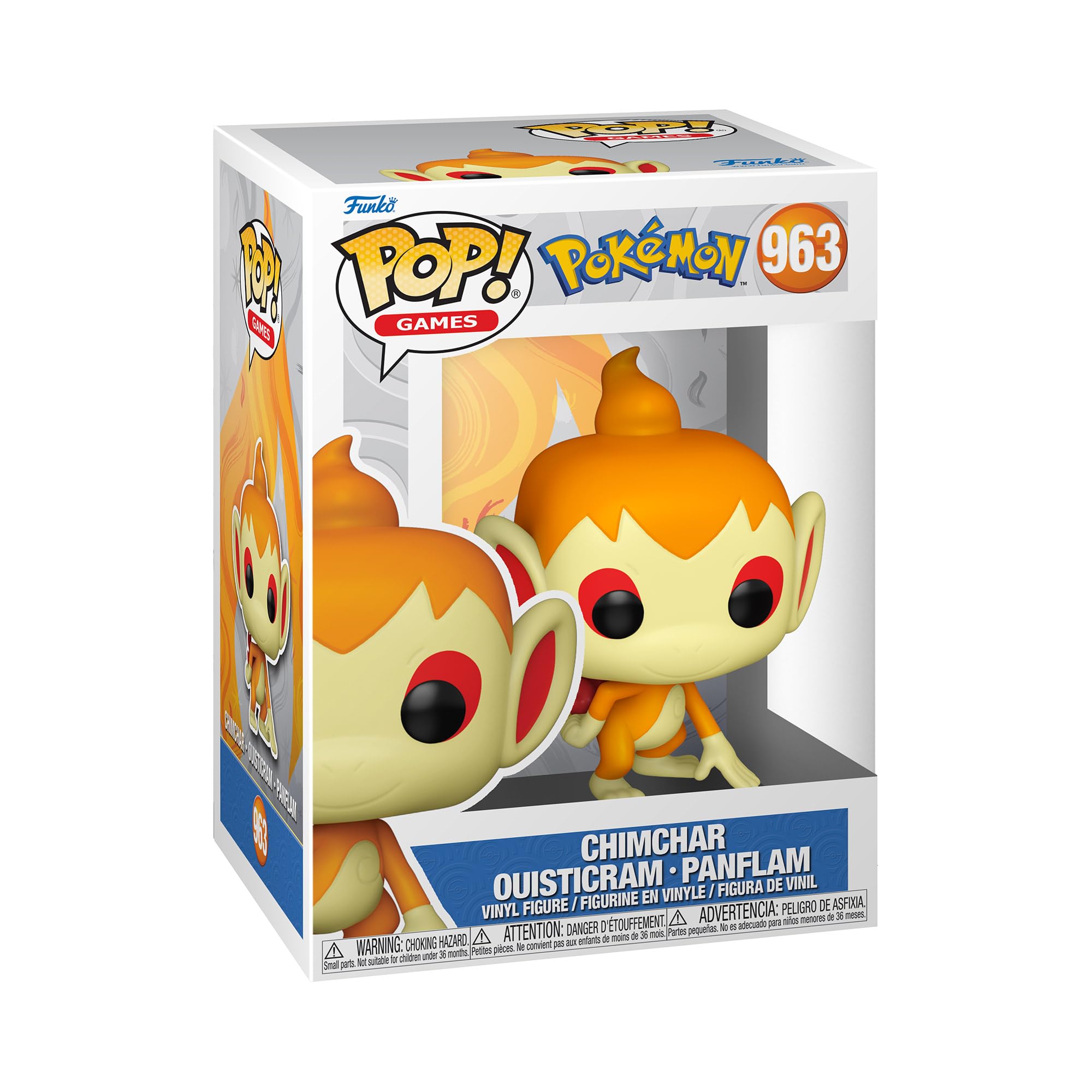 Funko POP! Games: Pokemon - Chimchar - Collectable Vinyl Figure - Official Merchandise - Toys for Kids & Adults - Games Fans - Model Figure for Collectors and Display