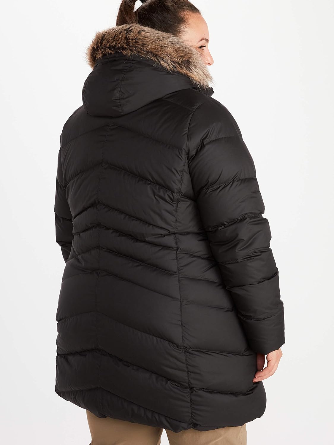 Marmot Women's Montreal Knee-length Down Puffer Coat: Clothing