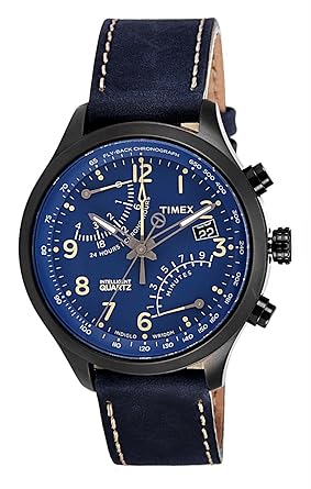 Timex Intelligent Quartz Analog Blue Dial Mens Watch - T2P380