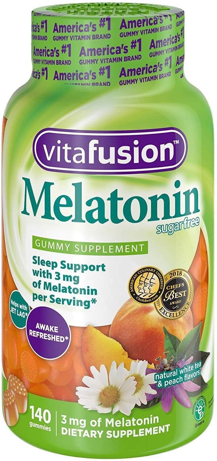 Vitafusion Melatonin Gummies, 140 Count (2 Pack)