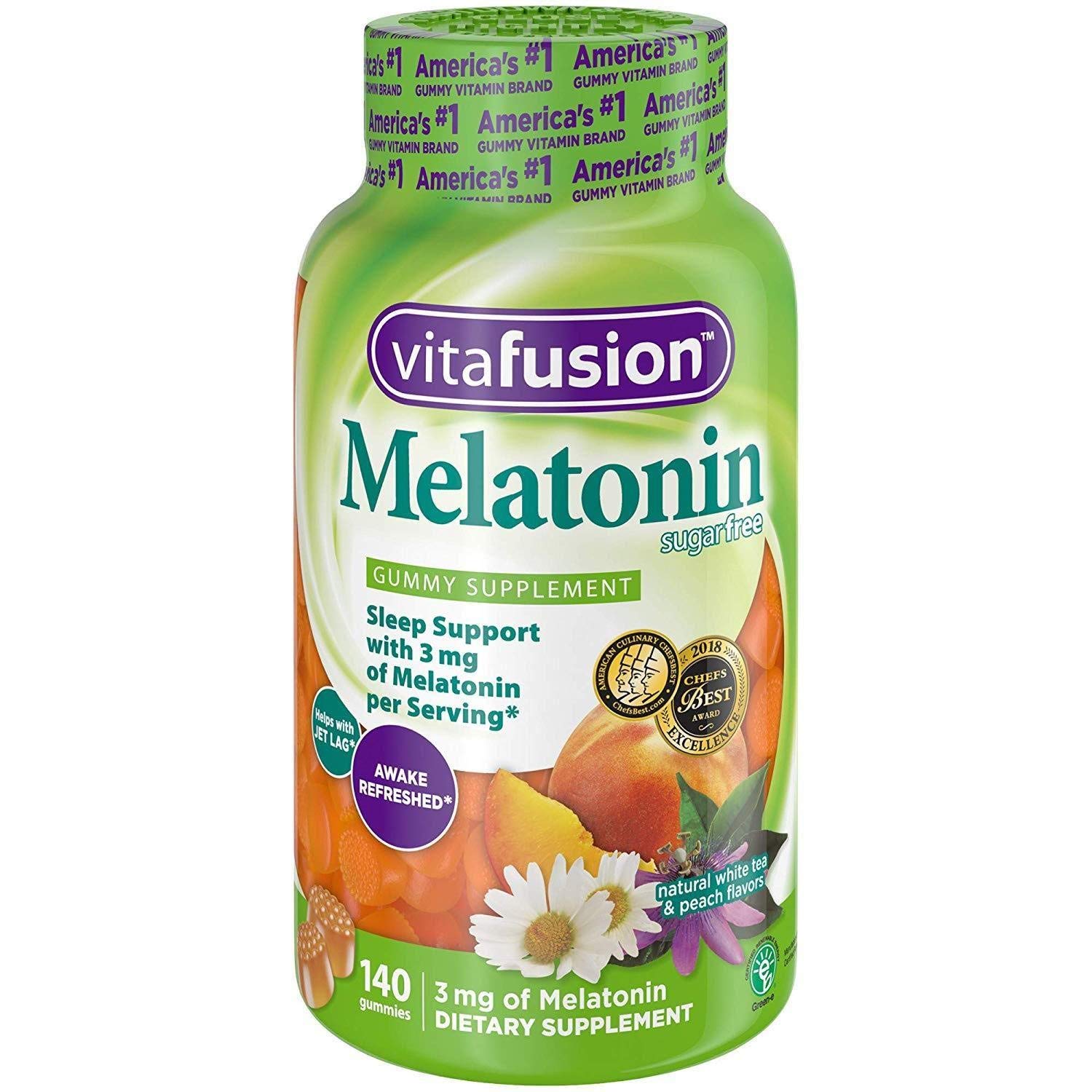 Amazon.com: Vitafusion gomitas con Melatonina, 140 unidades ...