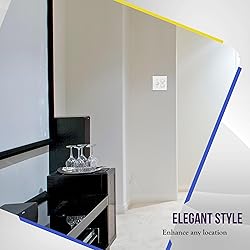 ENERLITES Combination Toggle Light Switch/Duplex