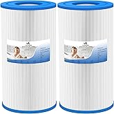 LVJUSEN Hot Tub Filter Replacement Repalces Watkins 31489, 73250 Hot Spring Tri X/0969601/Unicel C-6430, 71825/PWK30/Filbur FC-3915, 73178 Hot Spring Filters, 30 sq. ft.- 2 Pack
