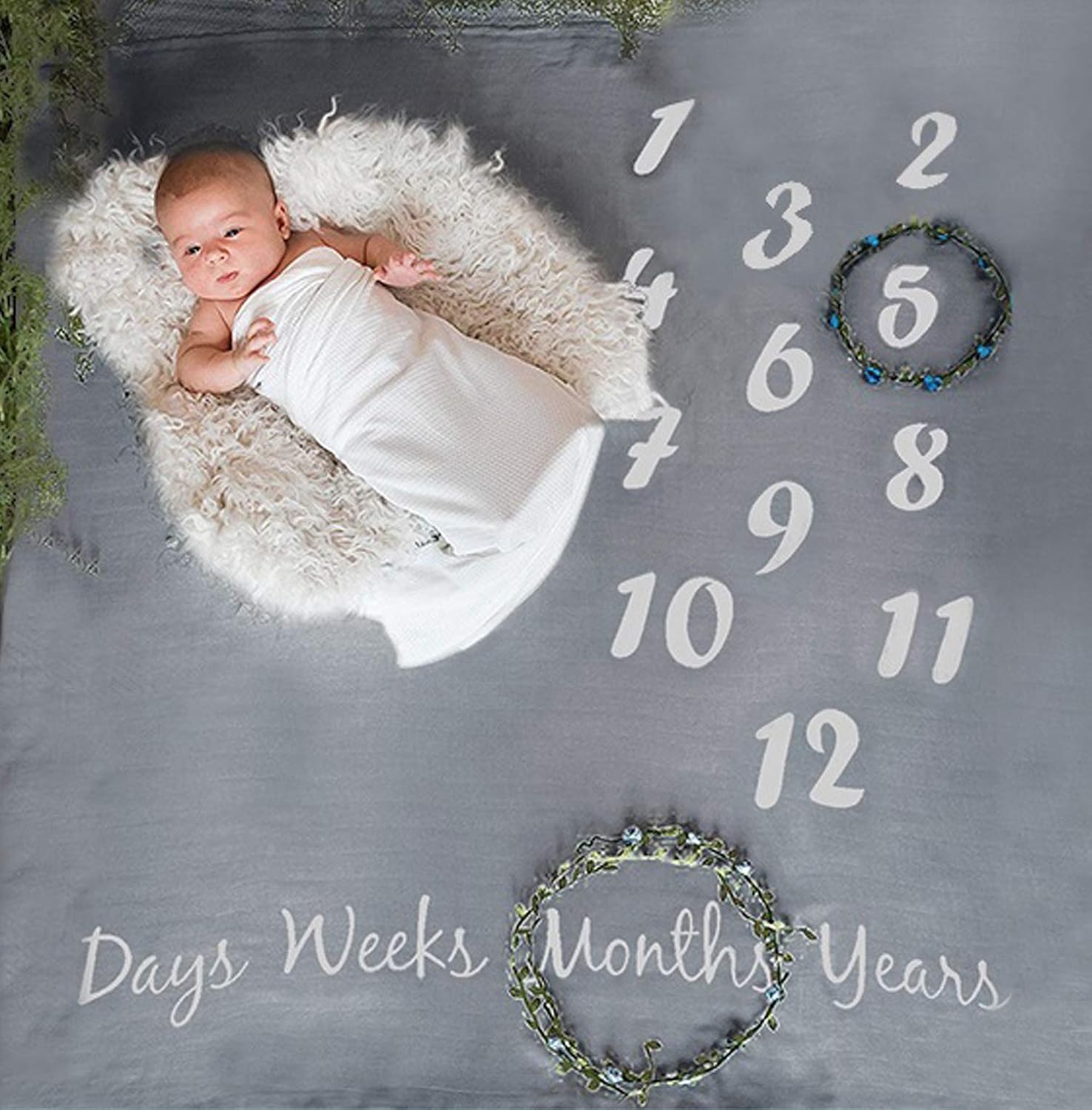 personalised baby age mat