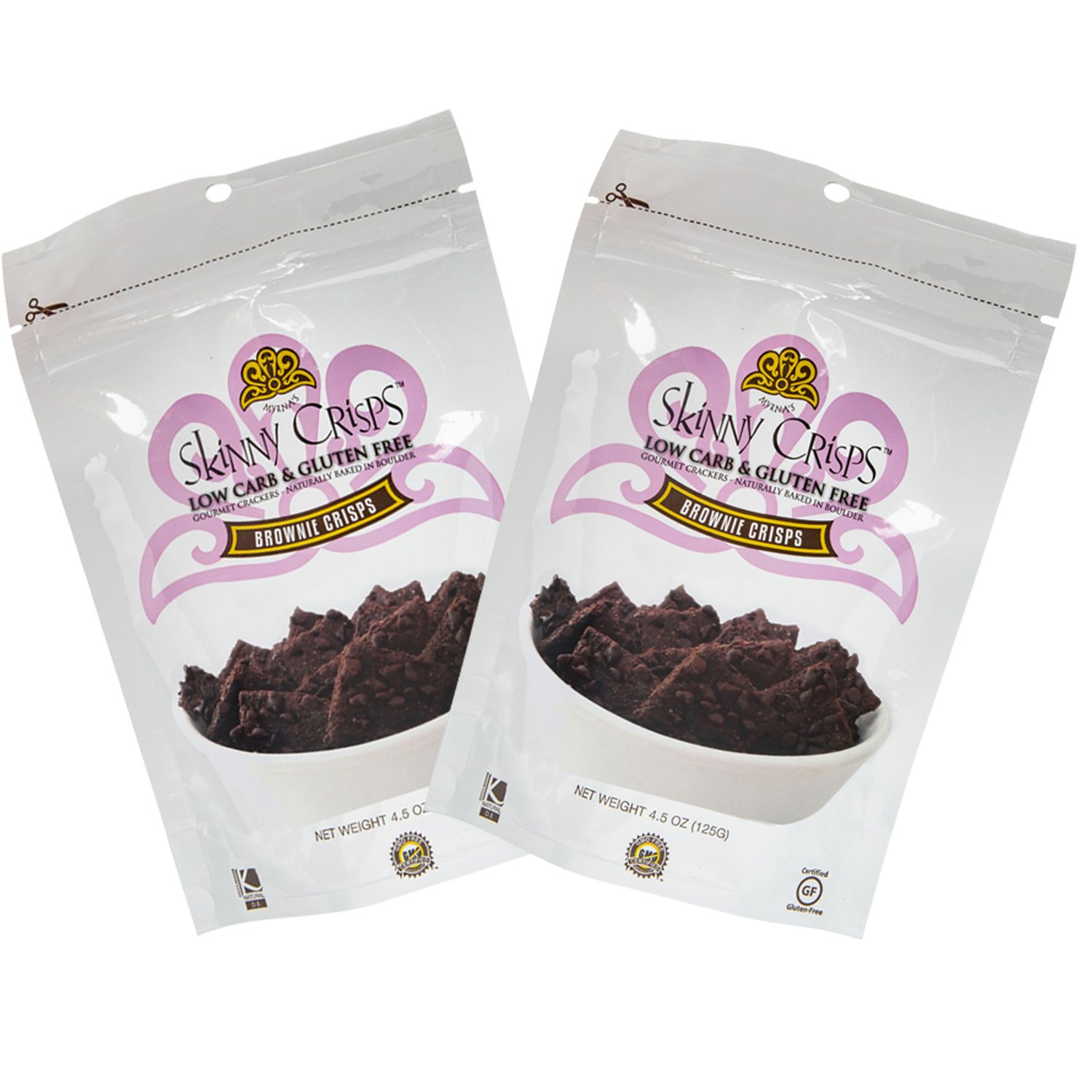 Skinny Crisps Cinnamon Crisps Low Carb Gluten Free Gourmet