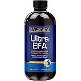 Rx Vitamins Ultra EFA Omega 3 Fish Oil for Dogs & Cats - Promotes Heart, Brain, and Joint Health with Vitamin E, Biotin, and Zinc - Liquid Fish Oil for Itch Relief & Dog Shedding - 16 oz