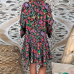 YongANs Tunic Tops Dress for Women 3/4 Sleeve Boho