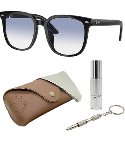 Amazon.com: Ray-Ban RB4362 Square Shape Non-Polarized Sunglasses