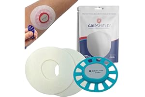 DECK MY DIABETES Dexcom G7 GripShield Flexible and Reusable CGM Armor-Protection from Accidental Bumps (Aqua)