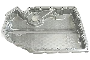 THPEMAKCR Engine Oil Pan Aluminum Oil Sump Replacement for Volkswagen Golf Jetta Audi Q3 1.8T 2.0T # 06K103600AE