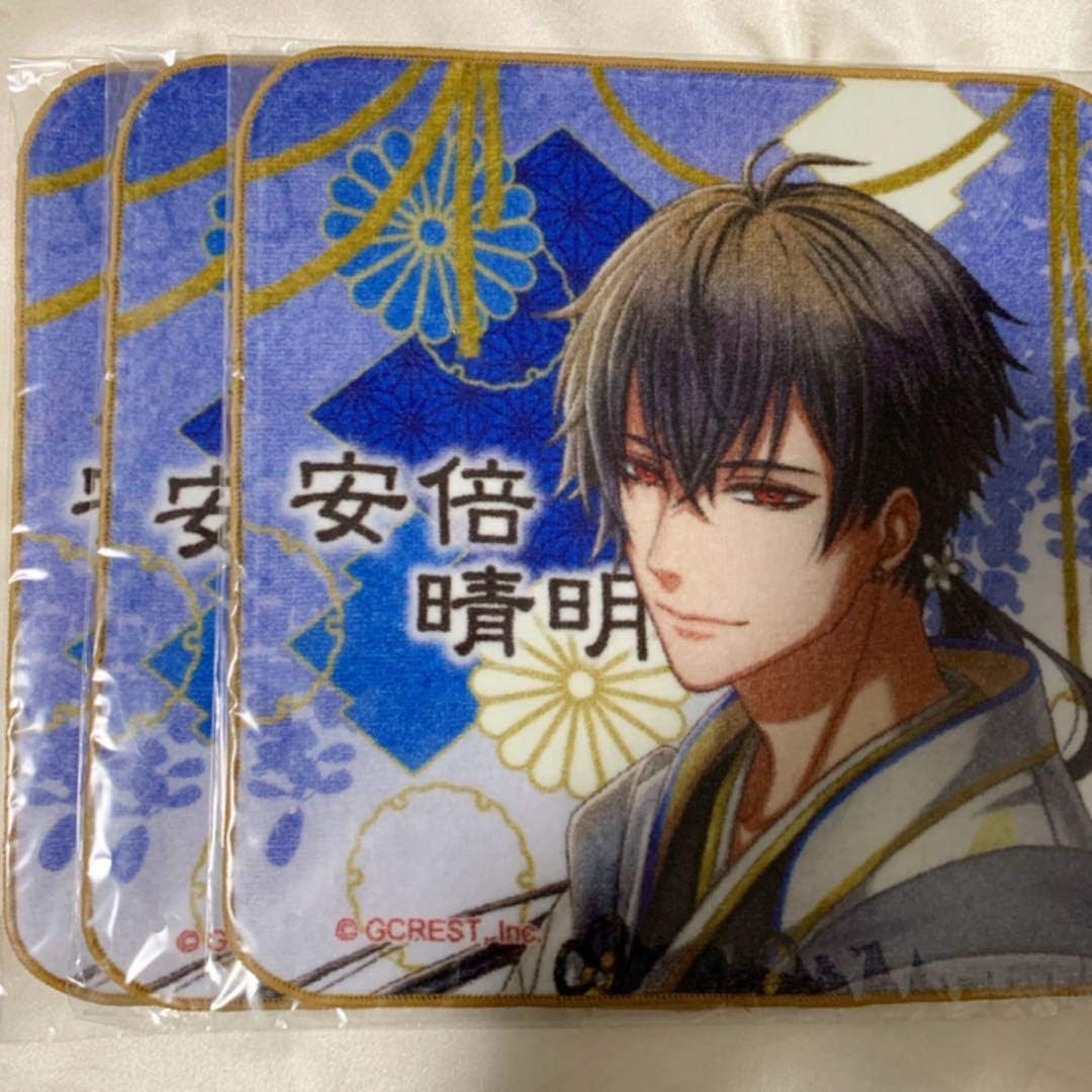 Amazon 安倍晴明 茜さすセカイでキミと詠う ハンドタオル 当shopオリジナルミニ缶バッジセット アニメ 萌えグッズ 通販