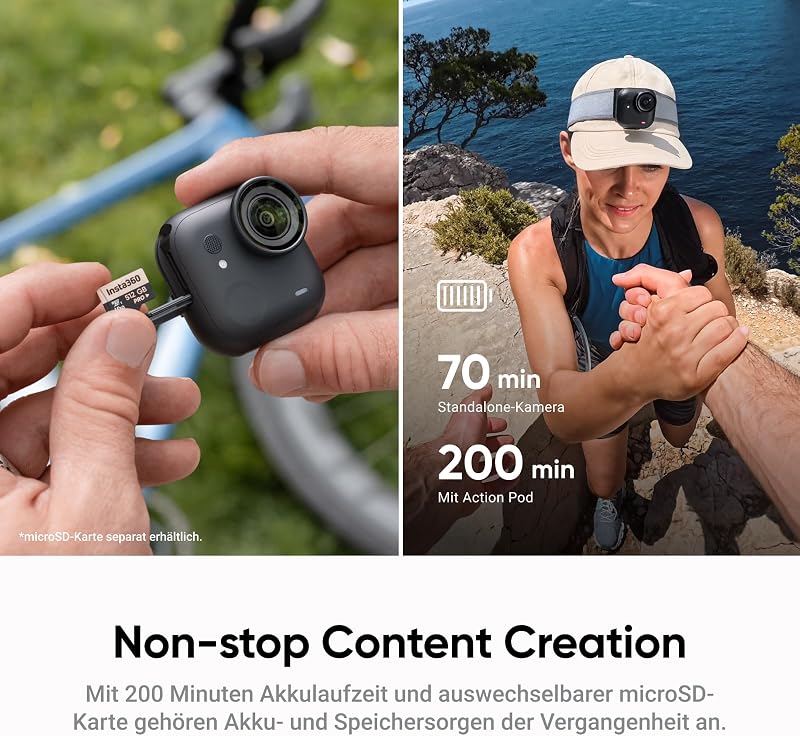 GO Ultra Must-Have-Bundle - Freihändige 4K Vlogging-Kamera