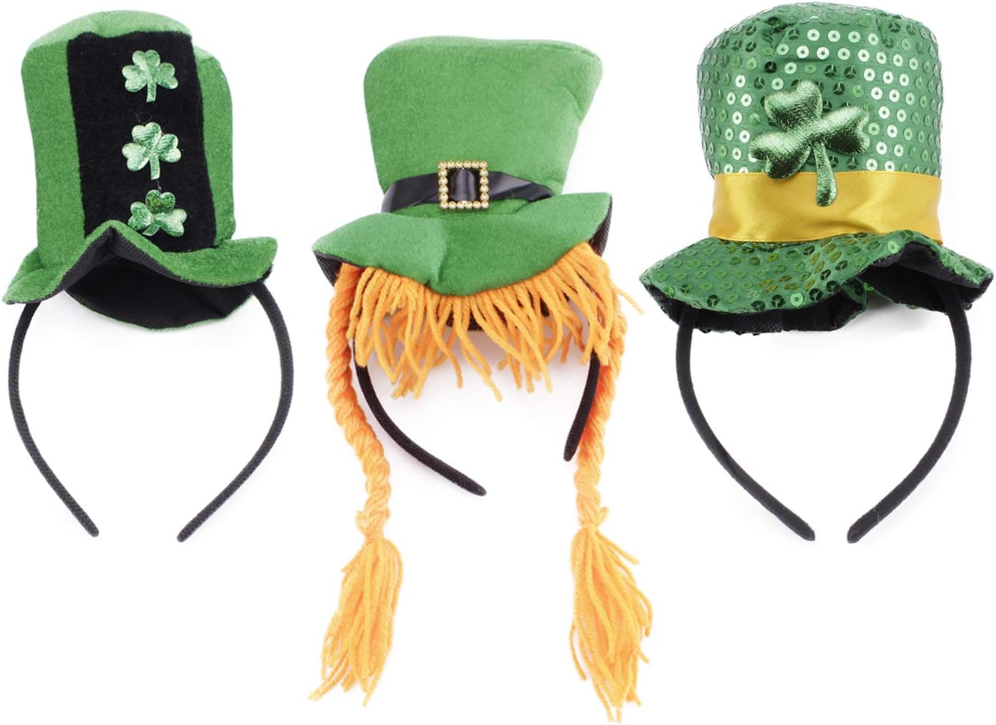 green fancy dress hats
