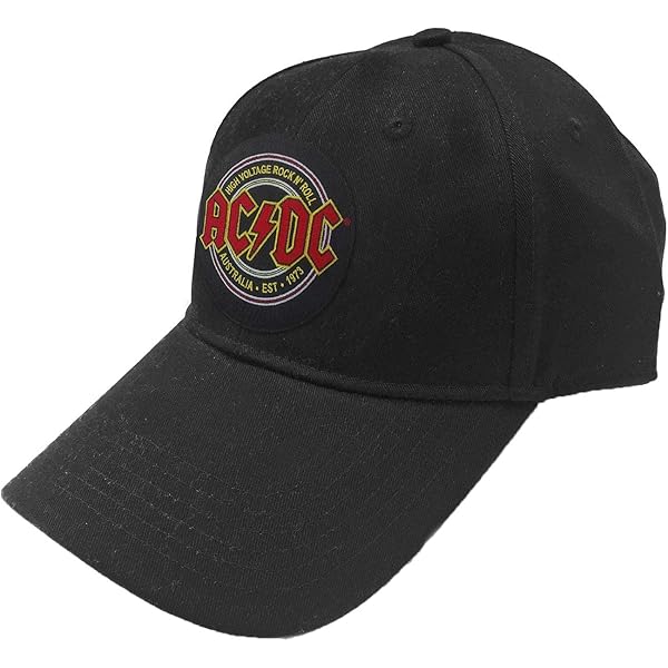 Amazon.com: ROCKOFF Hat (Unisex-U) Triangle Logo (Black