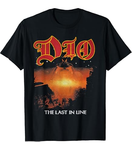 Amazon.com: Dio The Last in Line Black T-Shirt : Clothing, Shoes