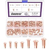 Swpeet 170Pcs M2 M2.5 M3 M4 ×6mm 8mm 10mm Red