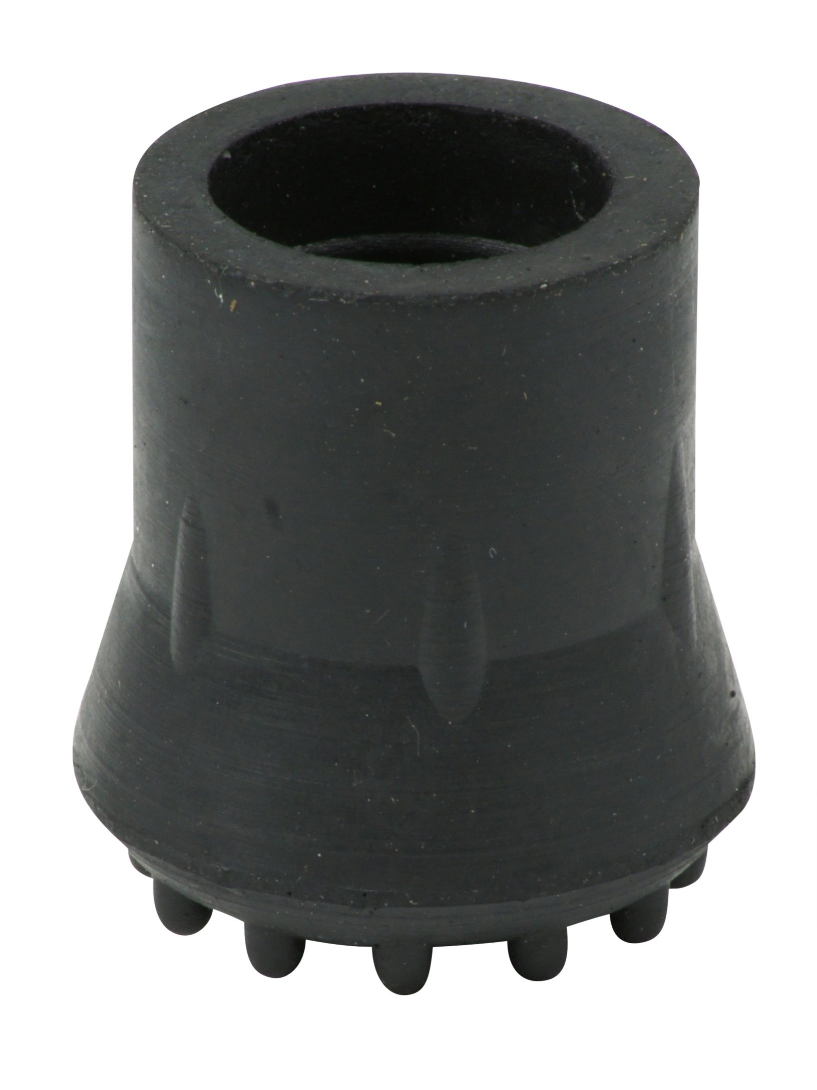 Qty: 4pcs - 19mm (3/4") Bell Shaped Studded Rubber Ferrules Walking Stick Tips C-Type by Lifeswonderful®