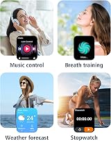 GRV Smart Watch Fitness Tracker Heart Rate Sleep Monitor Pedometer Call SMS view 7